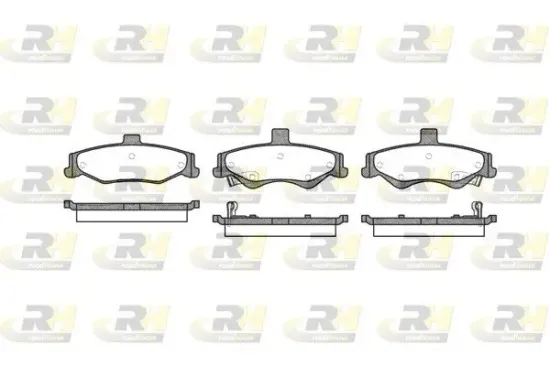 Bremsbelagsatz, Scheibenbremse Hinterachse ROADHOUSE 2865.02 Bild Bremsbelagsatz, Scheibenbremse Hinterachse ROADHOUSE 2865.02