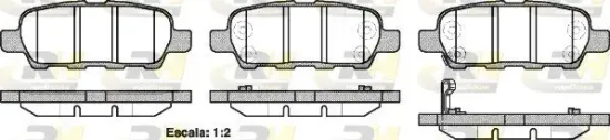 Bremsbelagsatz, Scheibenbremse ROADHOUSE 2876.21 Bild Bremsbelagsatz, Scheibenbremse ROADHOUSE 2876.21