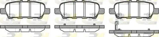 Bremsbelagsatz, Scheibenbremse Hinterachse ROADHOUSE 2876.31 Bild Bremsbelagsatz, Scheibenbremse Hinterachse ROADHOUSE 2876.31