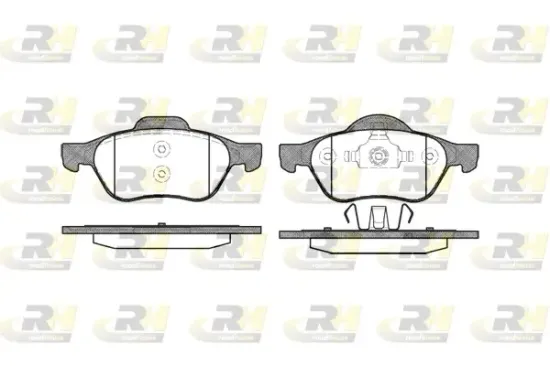 Bremsbelagsatz, Scheibenbremse Vorderachse ROADHOUSE 2962.00 Bild Bremsbelagsatz, Scheibenbremse Vorderachse ROADHOUSE 2962.00