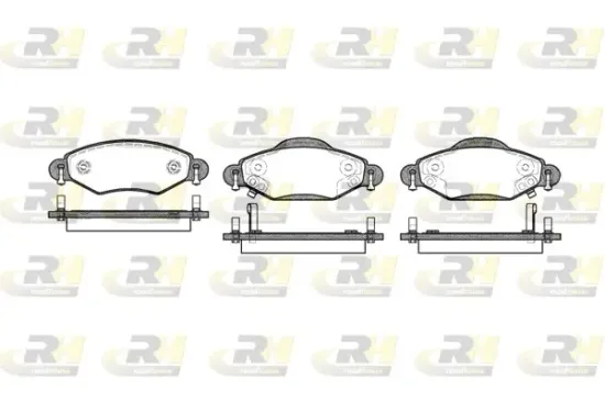 Bremsbelagsatz, Scheibenbremse Vorderachse ROADHOUSE 2978.02 Bild Bremsbelagsatz, Scheibenbremse Vorderachse ROADHOUSE 2978.02