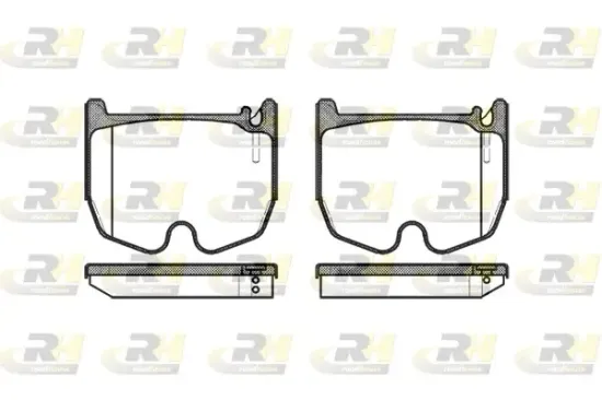 Bremsbelagsatz, Scheibenbremse Vorderachse ROADHOUSE 2992.00 Bild Bremsbelagsatz, Scheibenbremse Vorderachse ROADHOUSE 2992.00