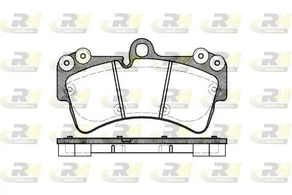 Bremsbelagsatz, Scheibenbremse ROADHOUSE 2995.00
