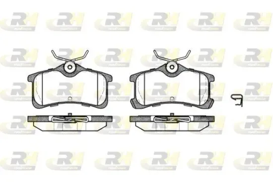 Bremsbelagsatz, Scheibenbremse Hinterachse ROADHOUSE 21050.02 Bild Bremsbelagsatz, Scheibenbremse Hinterachse ROADHOUSE 21050.02