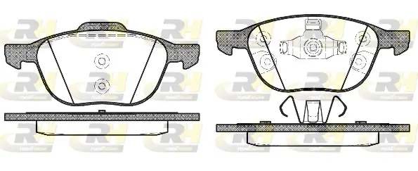Bremsbelagsatz, Scheibenbremse Vorderachse ROADHOUSE 21082.30
