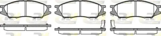 Bremsbelagsatz, Scheibenbremse Vorderachse ROADHOUSE 21123.02 Bild Bremsbelagsatz, Scheibenbremse Vorderachse ROADHOUSE 21123.02