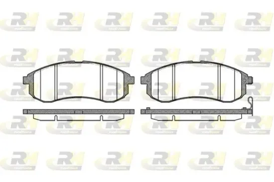 Bremsbelagsatz, Scheibenbremse Vorderachse ROADHOUSE 21129.01 Bild Bremsbelagsatz, Scheibenbremse Vorderachse ROADHOUSE 21129.01