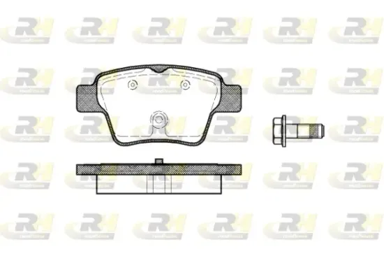 Bremsbelagsatz, Scheibenbremse Hinterachse ROADHOUSE 21138.00 Bild Bremsbelagsatz, Scheibenbremse Hinterachse ROADHOUSE 21138.00