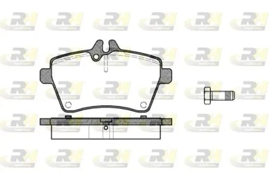Bremsbelagsatz, Scheibenbremse Vorderachse ROADHOUSE 21144.00 Bild Bremsbelagsatz, Scheibenbremse Vorderachse ROADHOUSE 21144.00