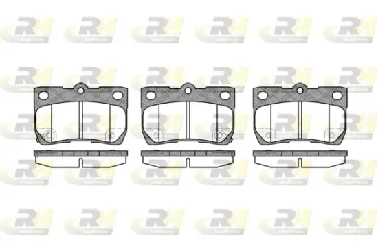 Bremsbelagsatz, Scheibenbremse Hinterachse ROADHOUSE 21181.02 Bild Bremsbelagsatz, Scheibenbremse Hinterachse ROADHOUSE 21181.02