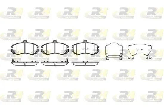 Bremsbelagsatz, Scheibenbremse Vorderachse ROADHOUSE 21194.02 Bild Bremsbelagsatz, Scheibenbremse Vorderachse ROADHOUSE 21194.02