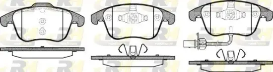 Bremsbelagsatz, Scheibenbremse Vorderachse ROADHOUSE 21219.11 Bild Bremsbelagsatz, Scheibenbremse Vorderachse ROADHOUSE 21219.11