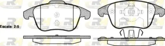 Bremsbelagsatz, Scheibenbremse Vorderachse ROADHOUSE 21249.00 Bild Bremsbelagsatz, Scheibenbremse Vorderachse ROADHOUSE 21249.00