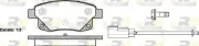 Bremsbelagsatz, Scheibenbremse Hinterachse ROADHOUSE 21252.02