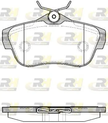 Bremsbelagsatz, Scheibenbremse Hinterachse ROADHOUSE 21299.00 Bild Bremsbelagsatz, Scheibenbremse Hinterachse ROADHOUSE 21299.00