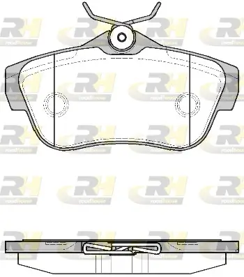 Bremsbelagsatz, Scheibenbremse Hinterachse ROADHOUSE 21299.00 Bild Bremsbelagsatz, Scheibenbremse Hinterachse ROADHOUSE 21299.00