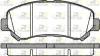 Bremsbelagsatz, Scheibenbremse Vorderachse ROADHOUSE 21318.00