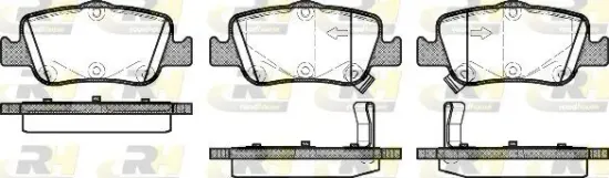 Bremsbelagsatz, Scheibenbremse Hinterachse ROADHOUSE 21356.02 Bild Bremsbelagsatz, Scheibenbremse Hinterachse ROADHOUSE 21356.02