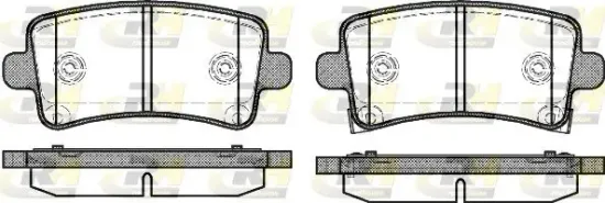 Bremsbelagsatz, Scheibenbremse Hinterachse ROADHOUSE 21388.04 Bild Bremsbelagsatz, Scheibenbremse Hinterachse ROADHOUSE 21388.04