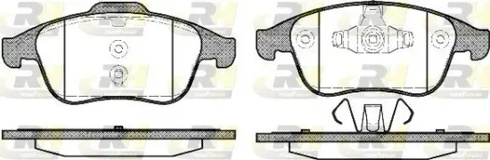 Bremsbelagsatz, Scheibenbremse Vorderachse ROADHOUSE 21389.00 Bild Bremsbelagsatz, Scheibenbremse Vorderachse ROADHOUSE 21389.00