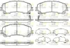 Bremsbelagsatz, Scheibenbremse Vorderachse ROADHOUSE 21407.12
