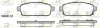 Bremsbelagsatz, Scheibenbremse Hinterachse ROADHOUSE 21432.02