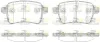 Bremsbelagsatz, Scheibenbremse Hinterachse ROADHOUSE 21450.12