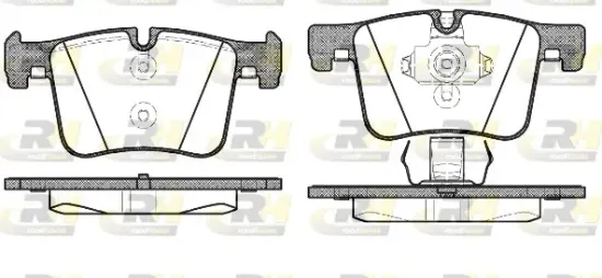 Bremsbelagsatz, Scheibenbremse Vorderachse ROADHOUSE 21457.00 Bild Bremsbelagsatz, Scheibenbremse Vorderachse ROADHOUSE 21457.00