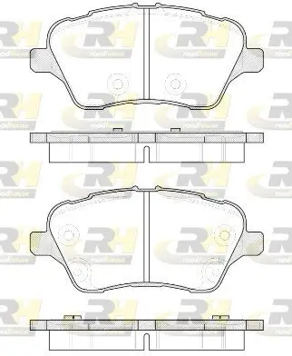 Bremsbelagsatz, Scheibenbremse Vorderachse ROADHOUSE 21514.00 Bild Bremsbelagsatz, Scheibenbremse Vorderachse ROADHOUSE 21514.00