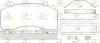Bremsbelagsatz, Scheibenbremse Vorderachse ROADHOUSE JSX 21526.80