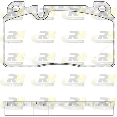 Bremsbelagsatz, Scheibenbremse Vorderachse ROADHOUSE 21527.00 Bild Bremsbelagsatz, Scheibenbremse Vorderachse ROADHOUSE 21527.00