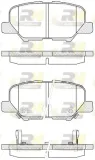 Bremsbelagsatz, Scheibenbremse Hinterachse ROADHOUSE 21536.02