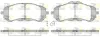 Bremsbelagsatz, Scheibenbremse Vorderachse ROADHOUSE 21559.00