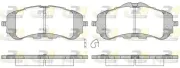 Bremsbelagsatz, Scheibenbremse Vorderachse ROADHOUSE 21559.00