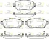 Bremsbelagsatz, Scheibenbremse Hinterachse ROADHOUSE 21582.02