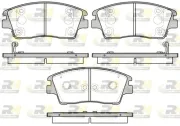 Bremsbelagsatz, Scheibenbremse Vorderachse ROADHOUSE 21676.02