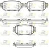 Bremsbelagsatz, Scheibenbremse Hinterachse ROADHOUSE 21682.02