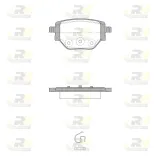 Bremsbelagsatz, Scheibenbremse Hinterachse ROADHOUSE 21905.00