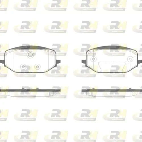 Bremsbelagsatz, Scheibenbremse Vorderachse 2. Vorderachse ROADHOUSE 21988.00 Bild Bremsbelagsatz, Scheibenbremse Vorderachse 2. Vorderachse ROADHOUSE 21988.00