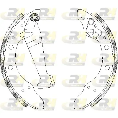 Bremsbacke Hinterachse ROADHOUSE 4046.00 Bild Bremsbacke Hinterachse ROADHOUSE 4046.00