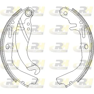 Bremsbacke Hinterachse ROADHOUSE 4065.00