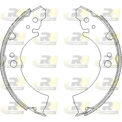 Bremsbacke Hinterachse ROADHOUSE 4066.00 Bild Bremsbacke Hinterachse ROADHOUSE 4066.00