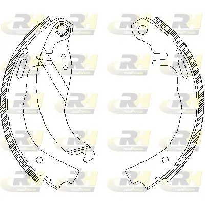 Bremsbacke Hinterachse ROADHOUSE 4073.00