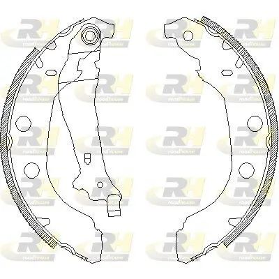 Bremsbacke Hinterachse ROADHOUSE 4092.00 Bild Bremsbacke Hinterachse ROADHOUSE 4092.00
