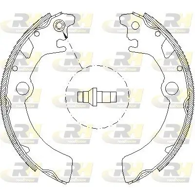 Bremsbacke Hinterachse ROADHOUSE 4116.00
