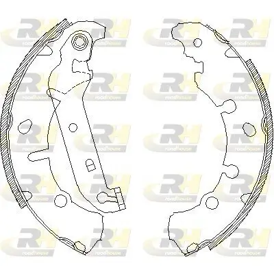 Bremsbacke Hinterachse ROADHOUSE 4137.00 Bild Bremsbacke Hinterachse ROADHOUSE 4137.00