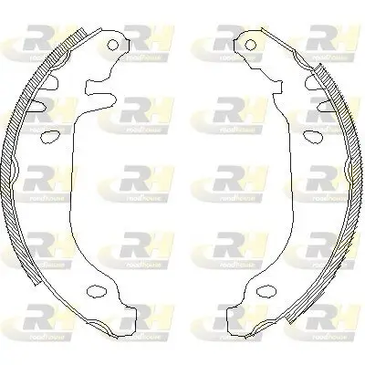 Bremsbacke Hinterachse ROADHOUSE 4169.00 Bild Bremsbacke Hinterachse ROADHOUSE 4169.00