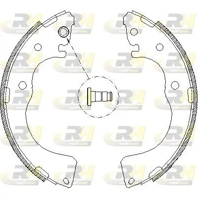 Bremsbacke Hinterachse ROADHOUSE 4171.00 Bild Bremsbacke Hinterachse ROADHOUSE 4171.00