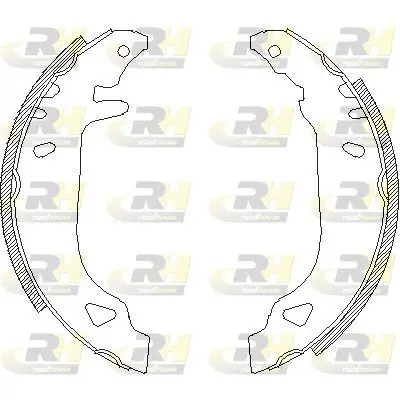 Bremsbacke Hinterachse ROADHOUSE 4179.00 Bild Bremsbacke Hinterachse ROADHOUSE 4179.00