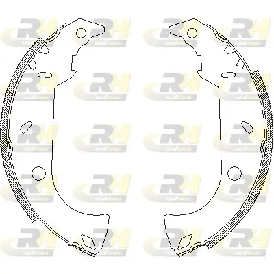 Bremsbacke Hinterachse ROADHOUSE 4180.00 Bild Bremsbacke Hinterachse ROADHOUSE 4180.00